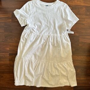 Old Navy White Tiered Dress